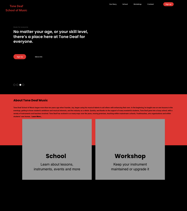 Tone Deaf School of Music project image