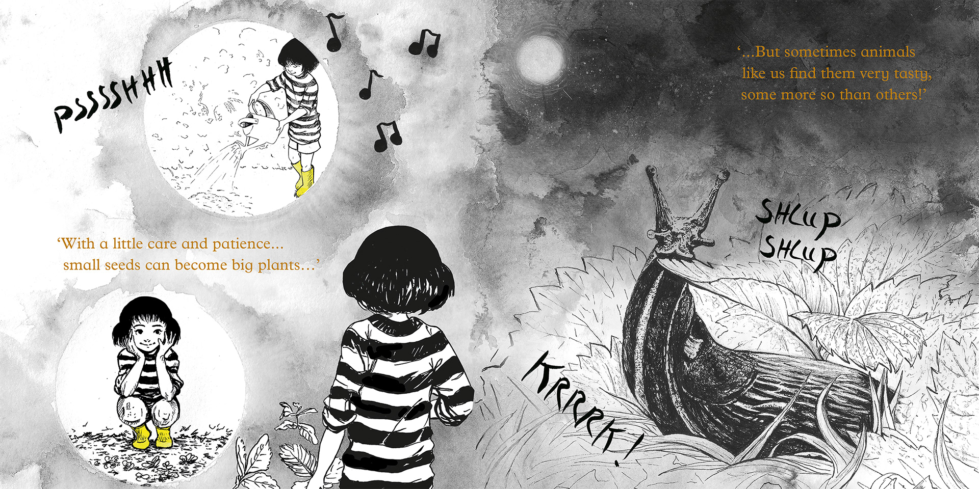 Spread from Wild Eyes